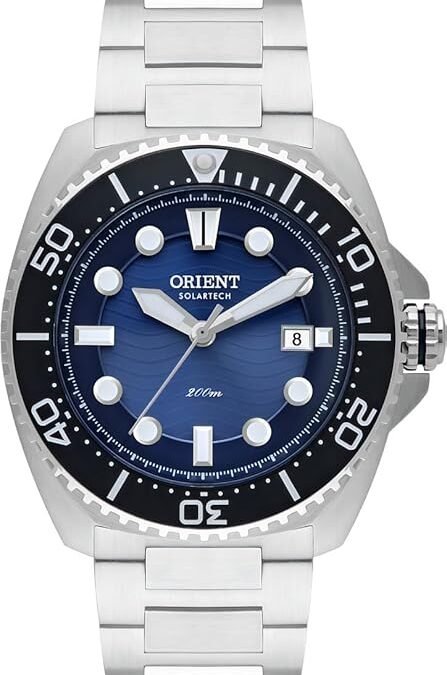 Relógio Orient Solartech Diver MBSS1471 D1SX – Potência solar e resistência de 200 metros
